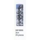 3 cm Shatterproof Baubles - Silver